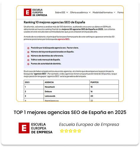 Tarjeta Escuela Europea
