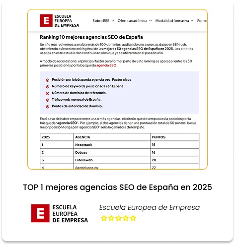 Tarjeta Escuela Europea