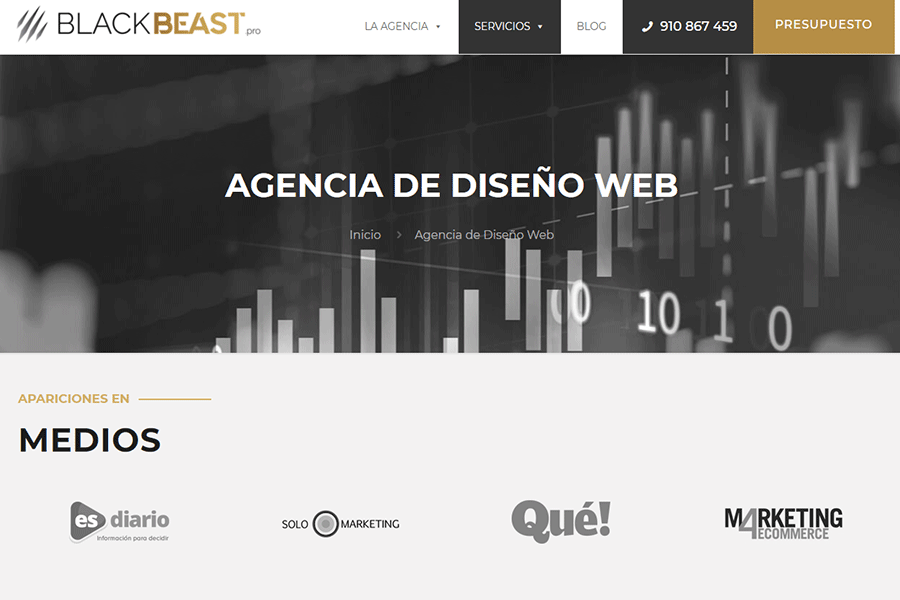 Black Beast agencia de diseño web en Madrid