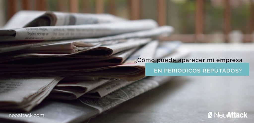 como puede aparecer mi empresa en periodicos reputados