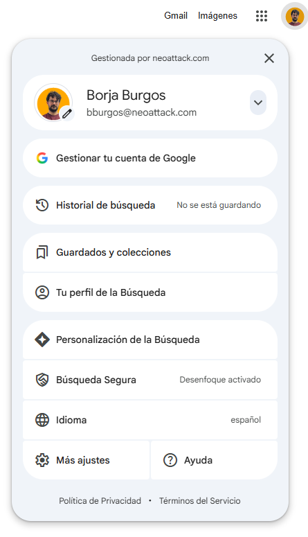 fuente preferida busqueda google