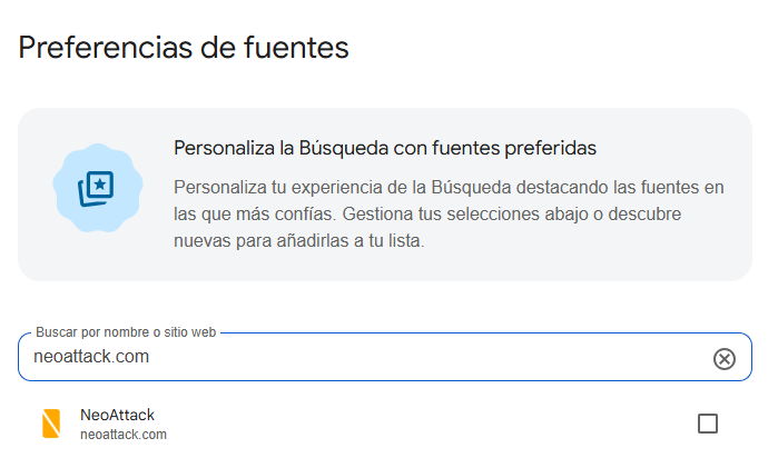 que son las fuentes preferidas