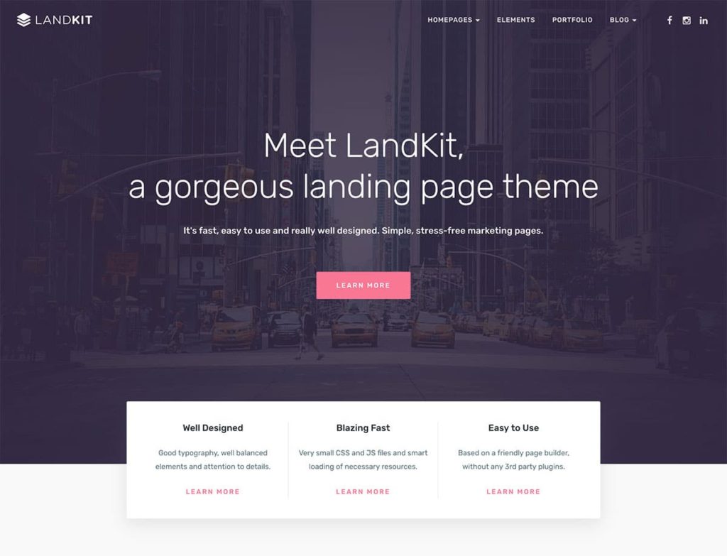 landing-page-landkit-wordpress