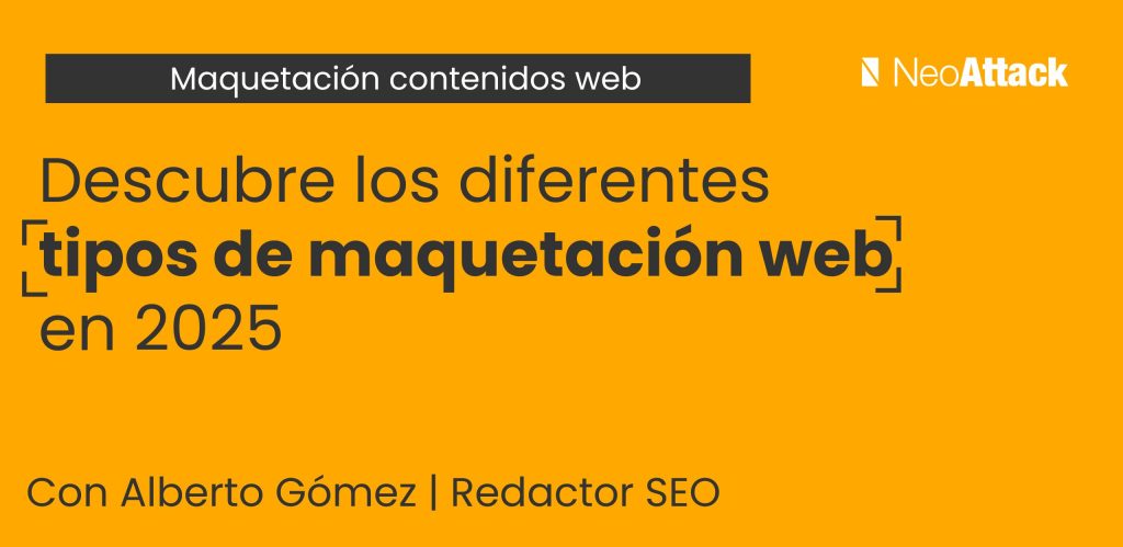 tipos de maquetación web
