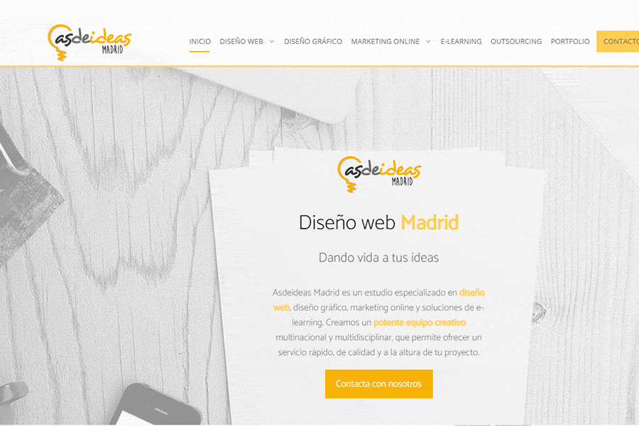 As de Ideas agencia de diseño web